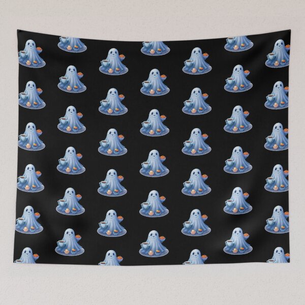 Item preview, Ghostly Tea Party designed and sold by Itsheartshop.
