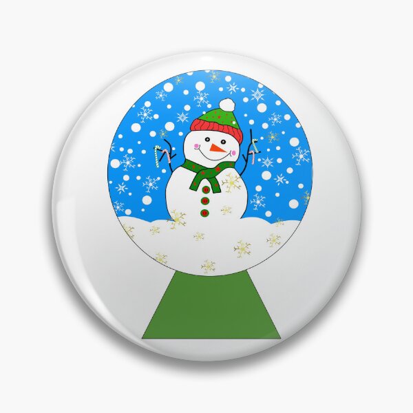 Item preview, Holiday Snowman - SNOWMAN SNOW GLOBE designed and sold by Sartoris Art.