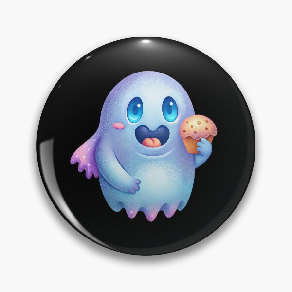 Item preview, Cute Ghost Enjoying a Donut designed and sold by Itsheartshop.