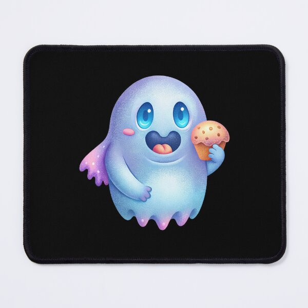 Item preview, Cute Ghost Enjoying a Donut designed and sold by Itsheartshop.