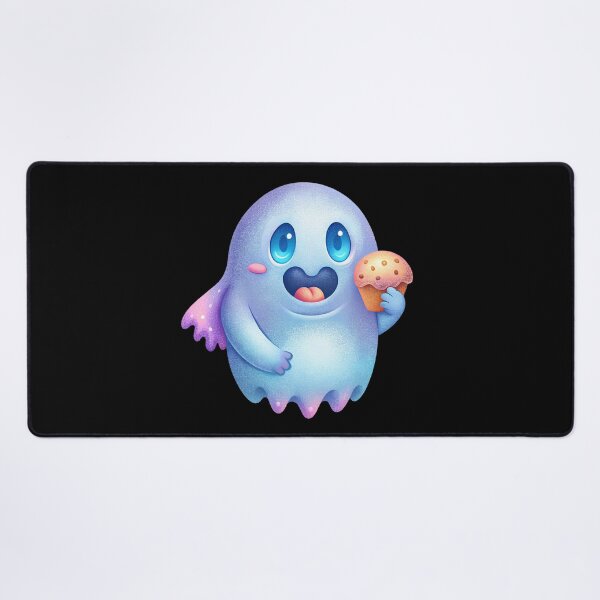 Item preview, Cute Ghost Enjoying a Donut designed and sold by Itsheartshop.
