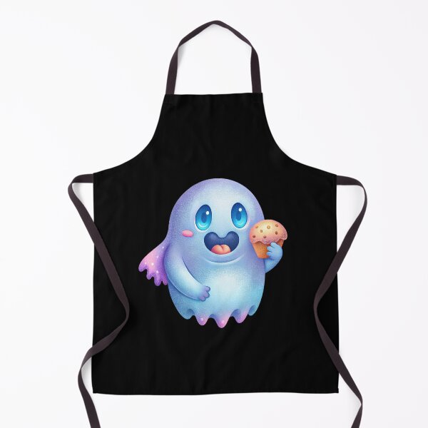 Item preview, Cute Ghost Enjoying a Donut designed and sold by Itsheartshop.