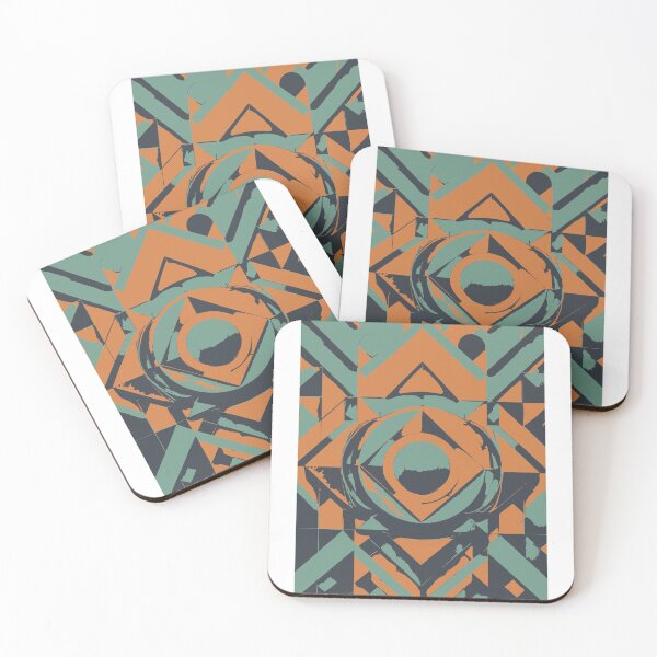 Item preview, Abstract geometric shapes in strong colors designed and sold by BysonDesigns.
