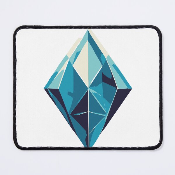 Item preview, Minimalist diamond in geometric shape designed and sold by BysonDesigns.