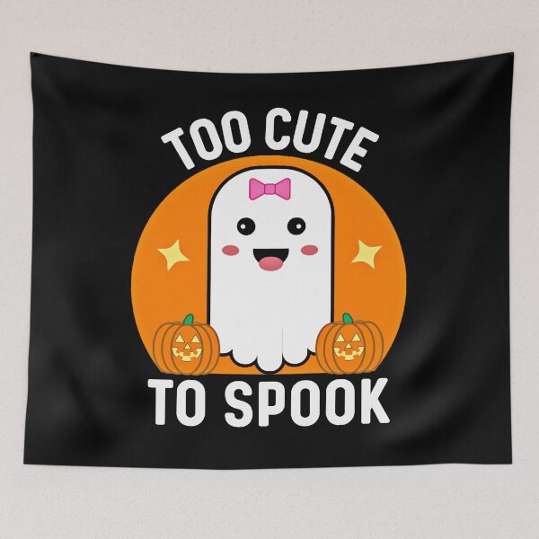 Item preview, Too Cute To Spook, Funny Halloween Ghost Humor designed and sold by Sunserize Designs.