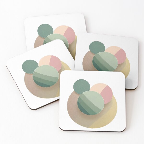 Item preview, Abstract circles in soft shades designed and sold by BysonDesigns.