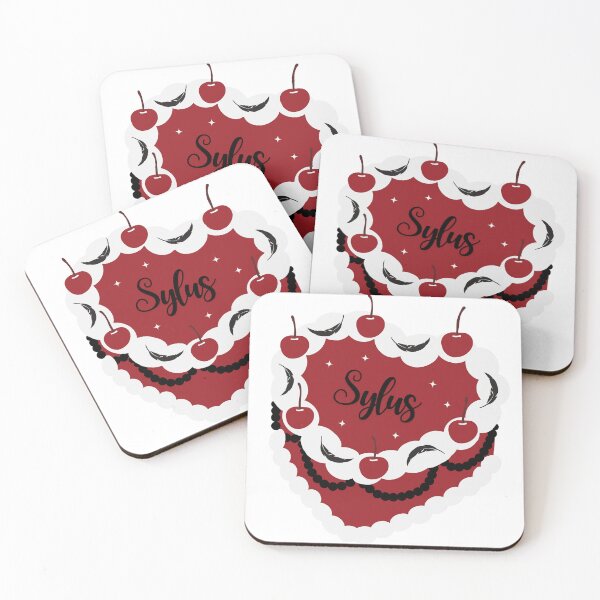 Item preview, Sylus Heart-Shaped Cake | Love and Deepspace | Vintage Cake | Coquette | Sylus (Love & Deepspace) designed and sold by matchaisu.