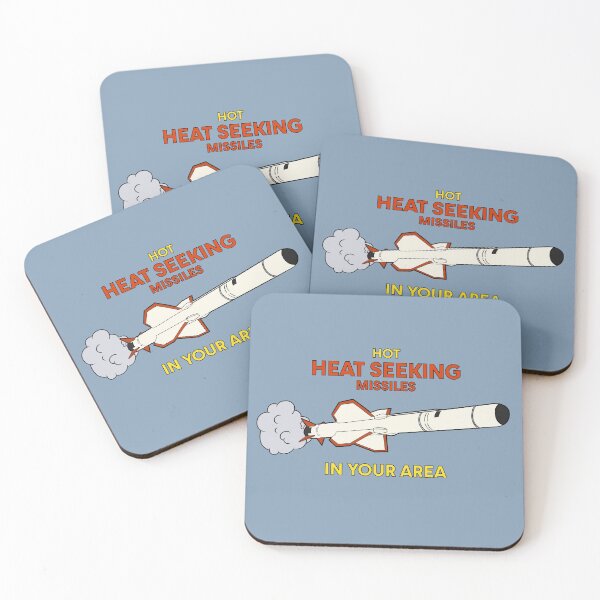 Item preview, Hot heat seeking missiles in your area! designed and sold by Tom Snow.