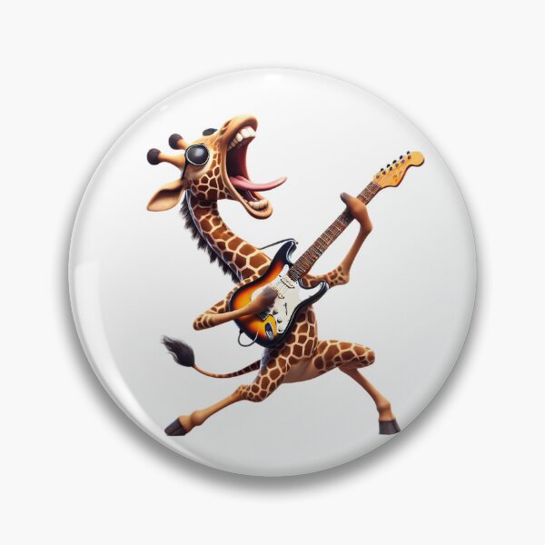 Item preview, Rockin' Giraffe Grooves on the Guitar! designed and sold by Linework Studio.