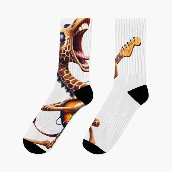 Item preview, Rockin' Giraffe Grooves on the Guitar! designed and sold by Linework Studio.