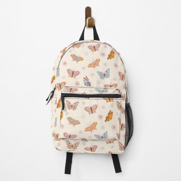 Item preview, Retro butterfly repeating pattern, 70s aesthetic, 70s colours designed and sold by CEB1700.