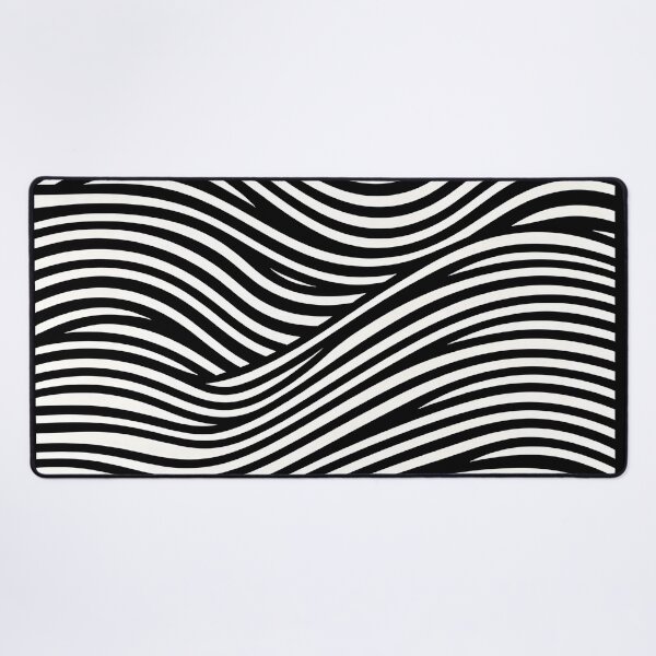 Item preview, Abstract Black Line Waves designed and sold by JavisSRDesign.
