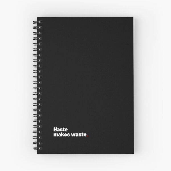 Item preview, Haste makes waste designed and sold by Pixdot.