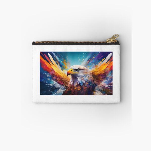 Item preview, Flying eagle with vibrant splashes of color designed and sold by BysonDesigns.
