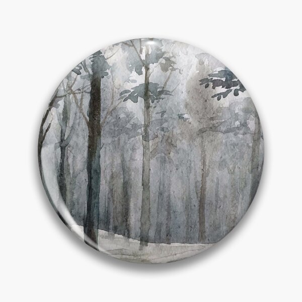 Item preview, Misty Forest - Watercolor on paper painting designed and sold by SamirArt.