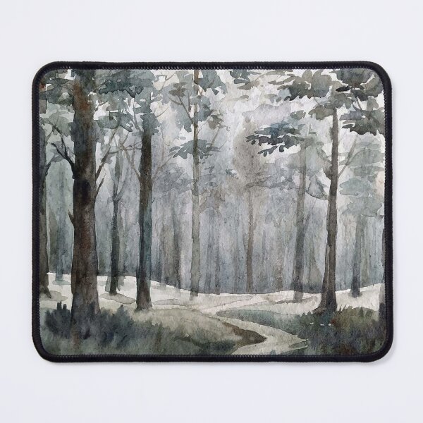 Item preview, Misty Forest - Watercolor on paper painting designed and sold by SamirArt.