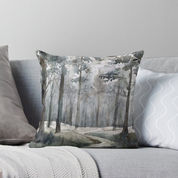 Item preview, Misty Forest - Watercolor on paper painting designed and sold by SamirArt.