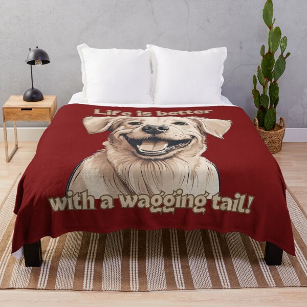 Item preview, Life is better with a wagging tail! Dog Animals designed and sold by Design_Your_Day.