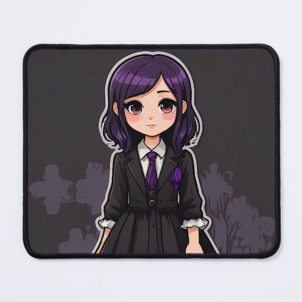 Item preview, Teacher's Day Purple Hair Goth Girl designed and sold by MadnessEnvelope.