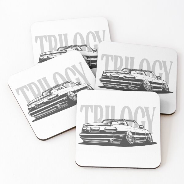 Item preview, Mazda MX-5 Stance Black And White Style designed and sold by TrilogyMerch.