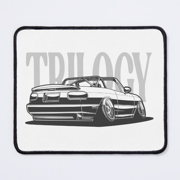 Item preview, Mazda MX-5 Stance Black And White Style designed and sold by TrilogyMerch.