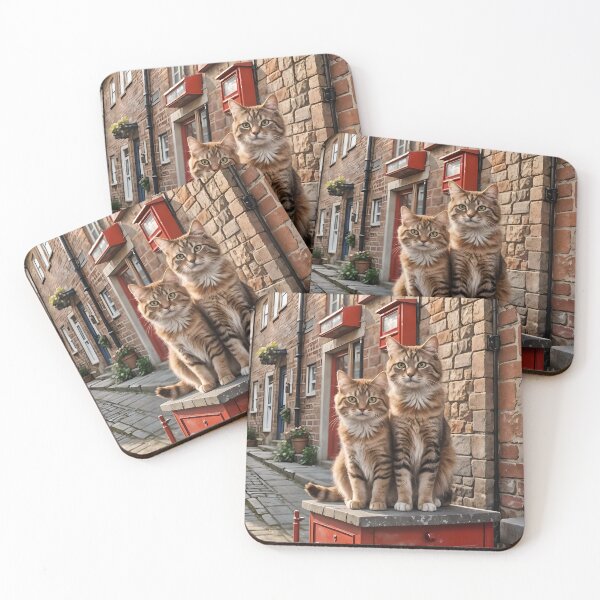 Item preview, Red Letterbox Cats designed and sold by Mr-Saxon.