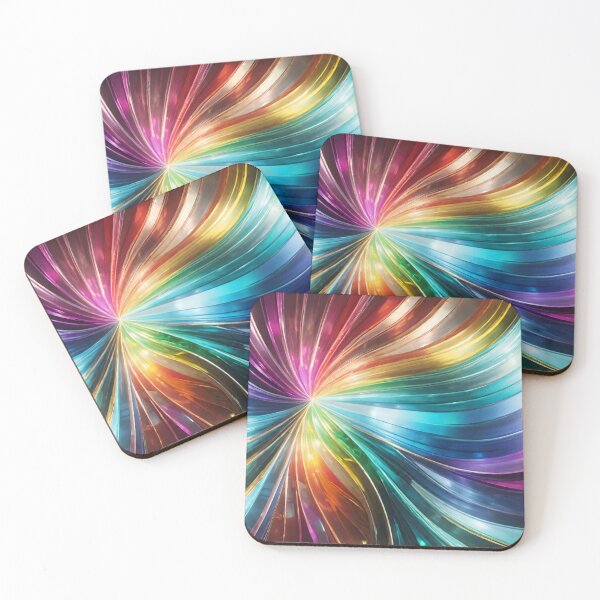 Item preview, Swirling Ribbons of Vibrant Colors designed and sold by masabo.