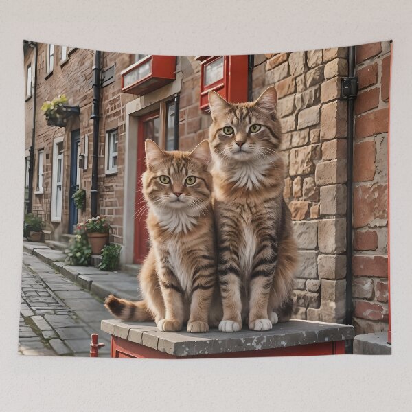 Item preview, Red Letterbox Cats designed and sold by Mr-Saxon.