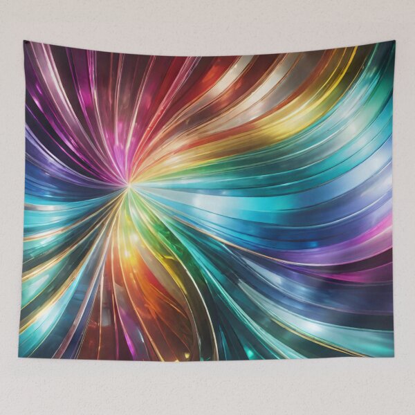 Item preview, Swirling Ribbons of Vibrant Colors designed and sold by masabo.