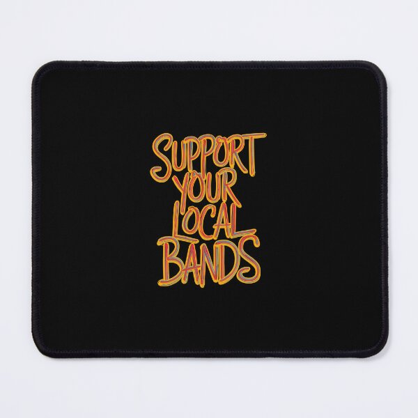 Item preview, "Support Your Local Bands" Handwritten Calligraphy designed and sold by paulo silveira.