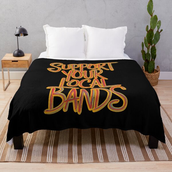 Item preview, "Support Your Local Bands" Handwritten Calligraphy designed and sold by paulo silveira.