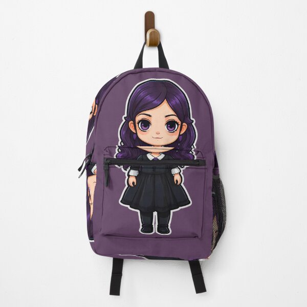Item preview, Chibi Girl Purple Hair Student designed and sold by MadnessEnvelope.