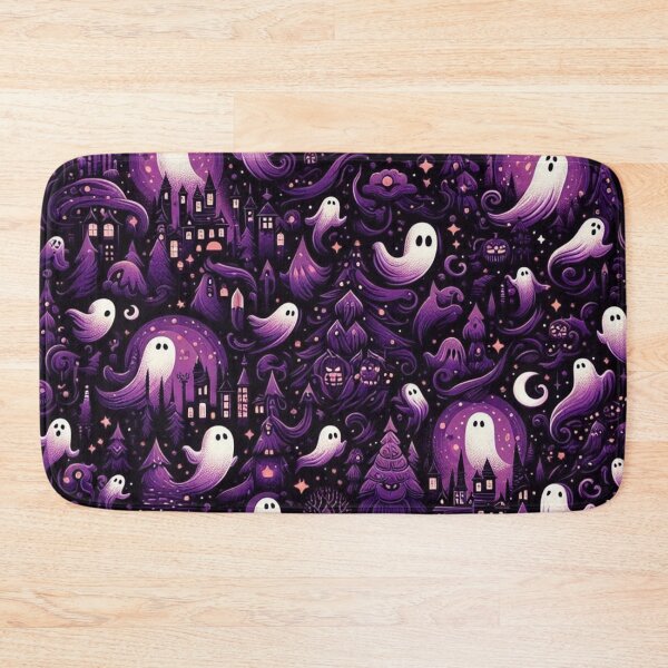 Item preview, Purple Spooky Halloween Pattern designed and sold by Simplybe1.
