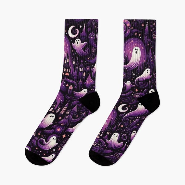 Item preview, Purple Spooky Halloween Pattern designed and sold by Simplybe1.
