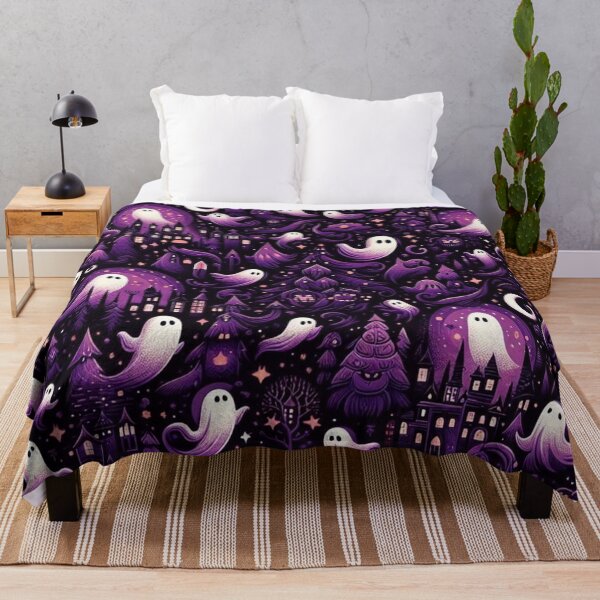 Item preview, Purple Spooky Halloween Pattern designed and sold by Simplybe1.