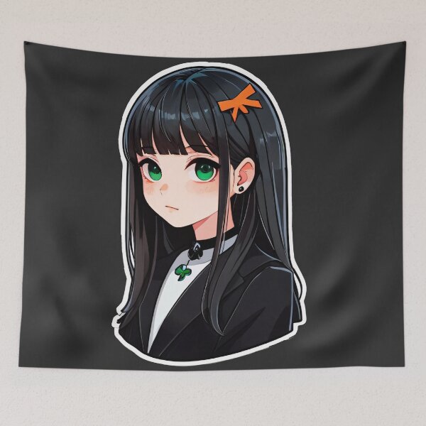 Item preview, Cute Goth Girl Student designed and sold by MadnessEnvelope.
