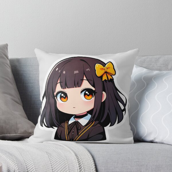 Item preview, Hazel Eyes Chibi School Student Girl designed and sold by MadnessEnvelope.