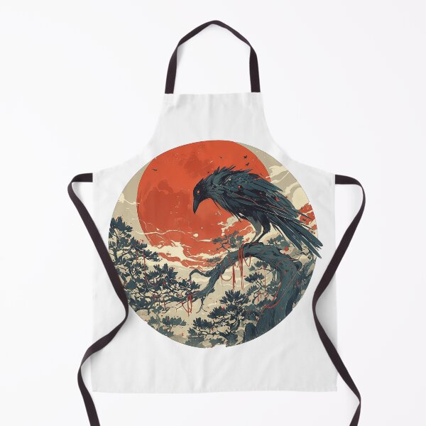 Item preview, Crow and the Red Moon designed and sold by CalyCollab.