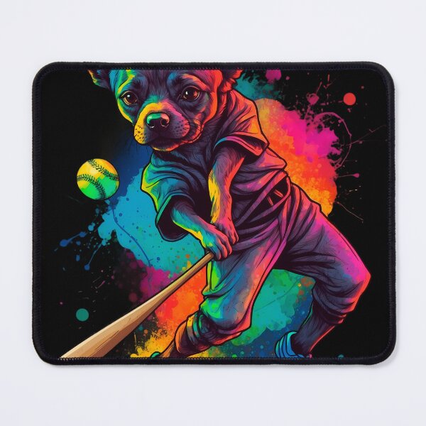 Item preview, Chihuahua dog playing baseball designed and sold by Furrifico.