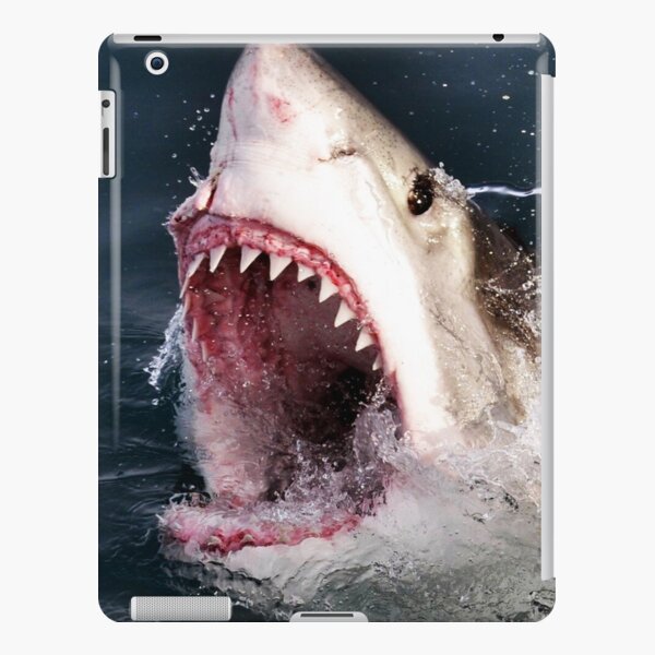 Great White Shark 3D Shark Bite iPad Snap Case