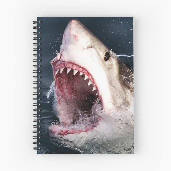 Aperçu de l'œuvre Grand requin blanc Morsure de requin 3D créée et vendue par banwa.