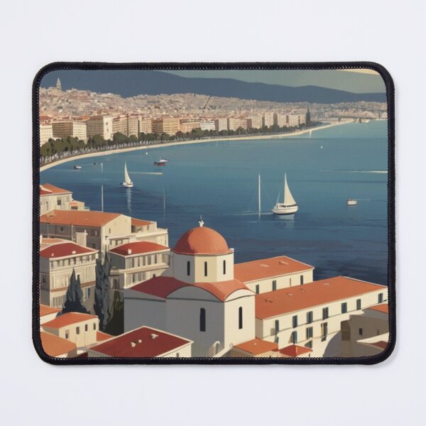 Item preview, 071 Vintage Thessaloniki, Greece Poster Design designed and sold by Alexis Art Collection.