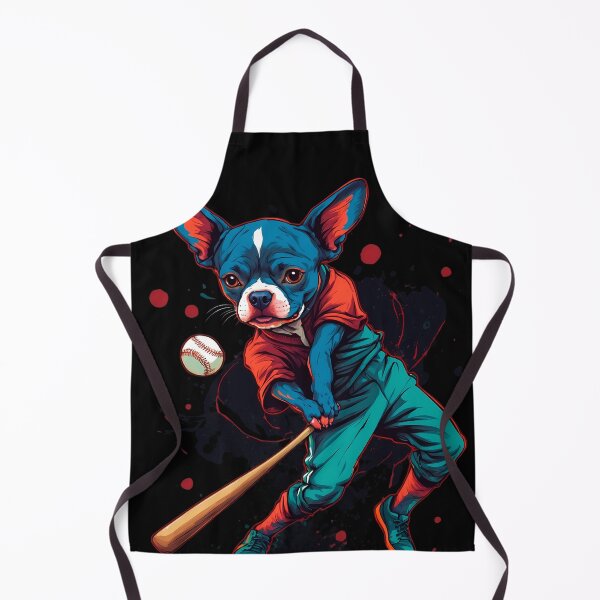 Item preview, Pitbull dog playing baseball designed and sold by Furrifico.