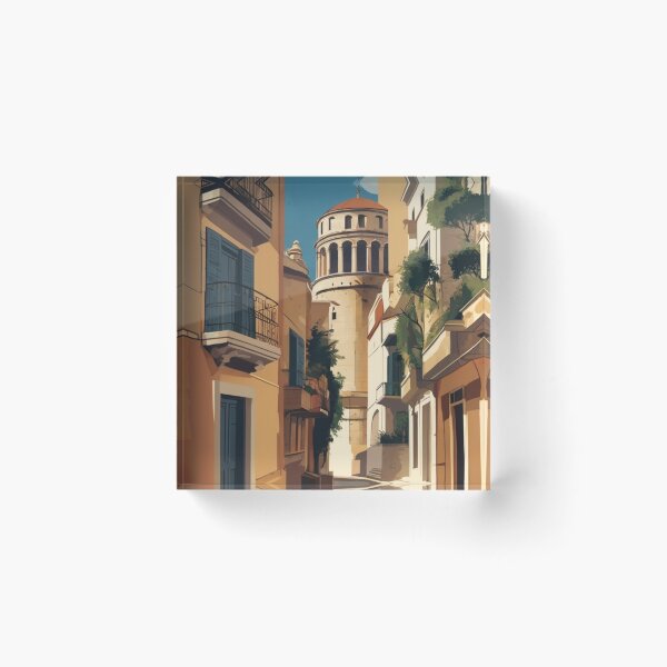Item preview, 072 Vintage Thessaloniki, Greece Poster Design designed and sold by Alexis Art Collection.