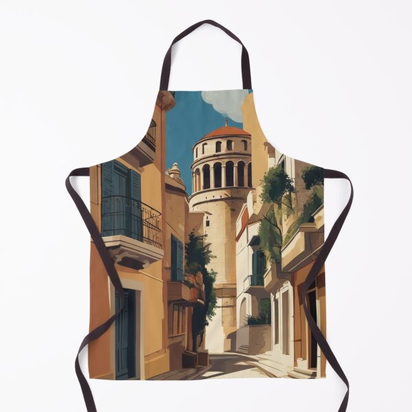 Item preview, 072 Vintage Thessaloniki, Greece Poster Design designed and sold by Alexis Art Collection.