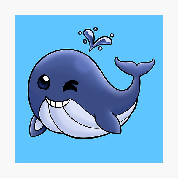 Item preview, Cute Humpback Whale designed and sold by Phloxy-Fables.