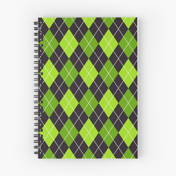 Item preview, Neon green Retro Halloween argyle diamonds check designed and sold by Dana Du.