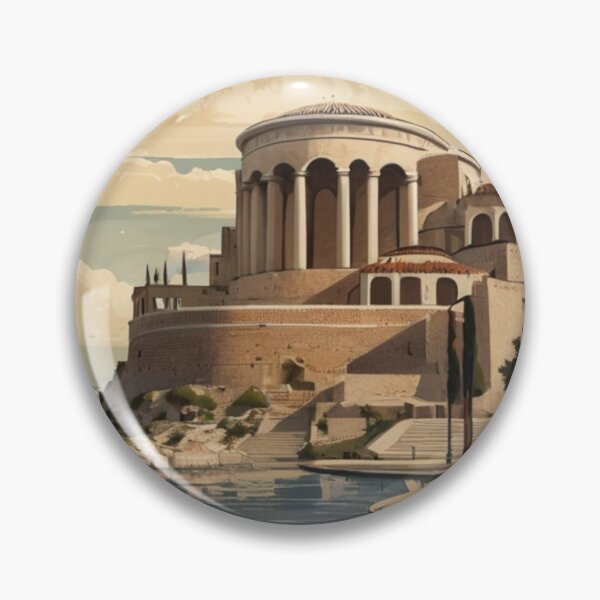 Item preview, 073 Vintage Thessaloniki, Greece Poster Design designed and sold by Alexis Art Collection.