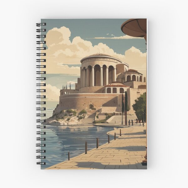 Item preview, 073 Vintage Thessaloniki, Greece Poster Design designed and sold by Alexis Art Collection.