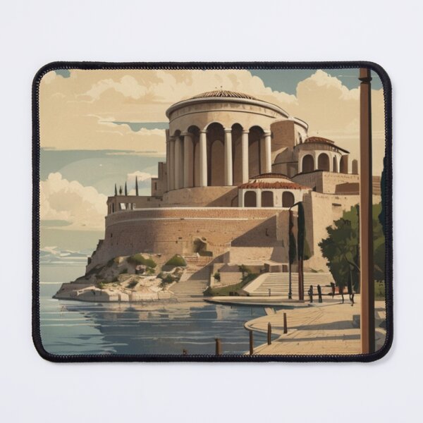 Item preview, 073 Vintage Thessaloniki, Greece Poster Design designed and sold by Alexis Art Collection.